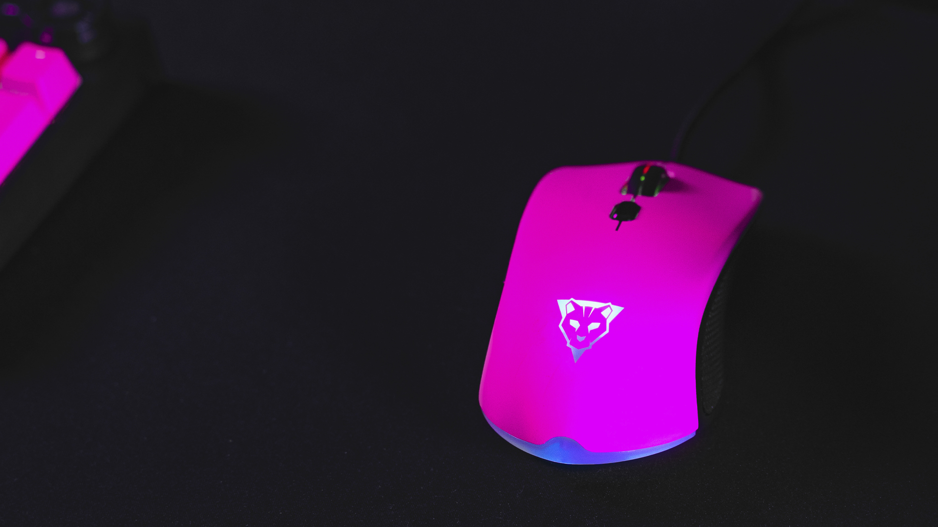 mouse gamer rosa