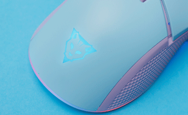 mouse azul rgb