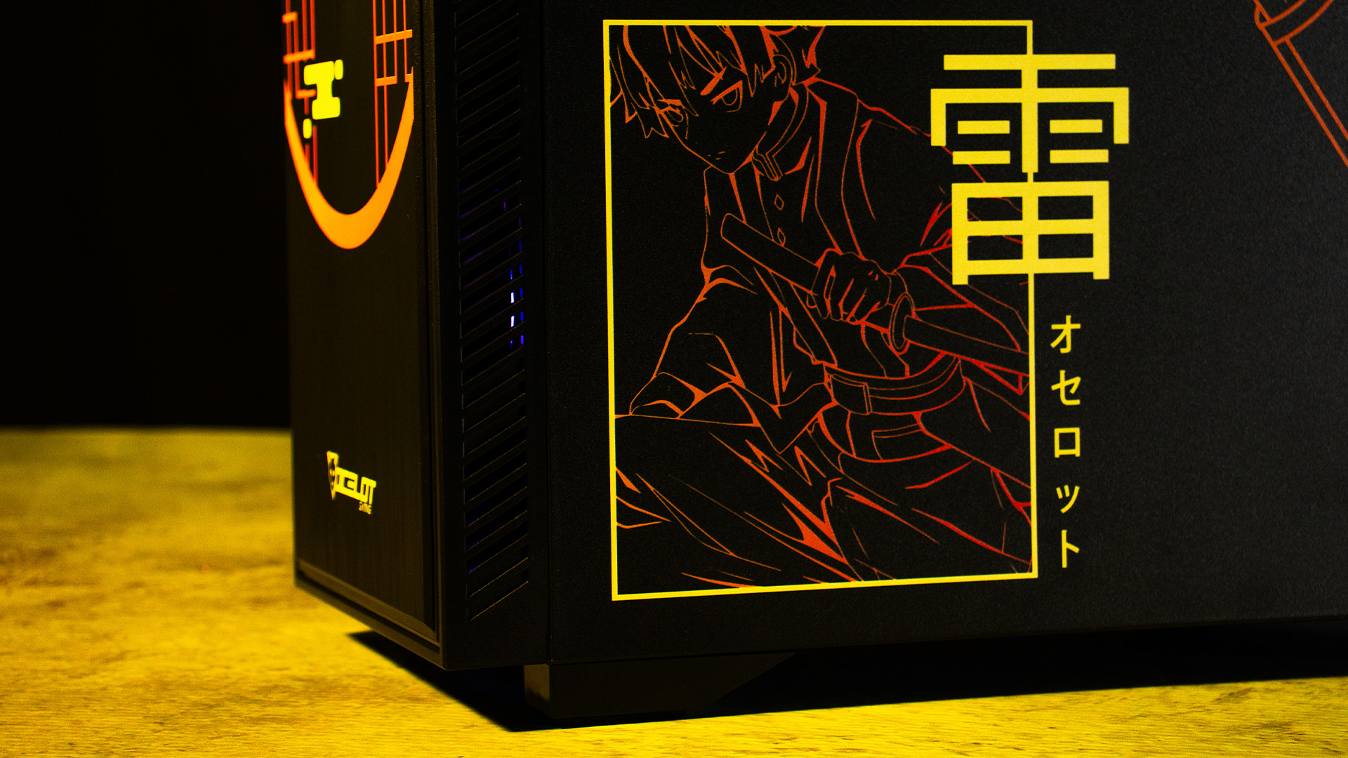 Gabinete Anime para PC Gamer Yellow Thunder - Ocelot Gaming México